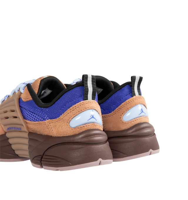 Image 3 of 5 - BROWN - JORDAN Trunner O/S Sneaker featuring Jordan logo on the sole, velcro closure, synthetic upper, rounded toe, heel and tongue pull tab and rubber outsole.
