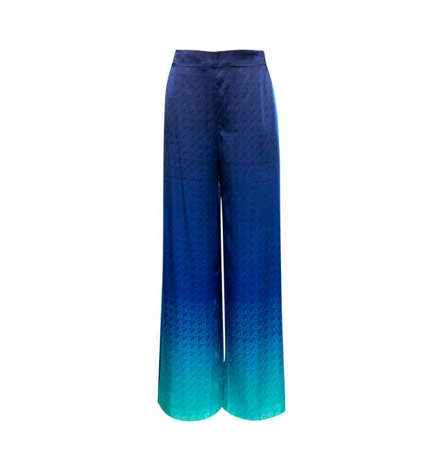 PRINTED WIDE LEG TROUSERS (WOMENS)
