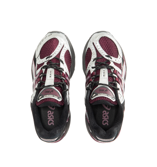 Image 5 of 5 - RED - ASICS Gel-Nimbus 10.1 Sneaker featuring asymmetric mesh upper, TRUSSTIC system, EVA foam midsole and GEL technology.