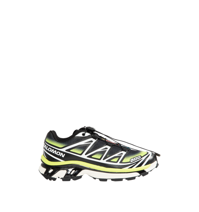 Image 1 of 5 - YELLOW - SALOMON XT-6 Skyline Sneaker featuring Mud Contagrip, agile Chassis System, single layer mesh, abrasion-resistant TPU material, textile lining, EndoFit, lace pocket, sensiFIT, molded OrthoLite sockliner and quickLACE.