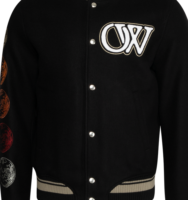 MOON PHASE VARSITY BOMBER (MENS)