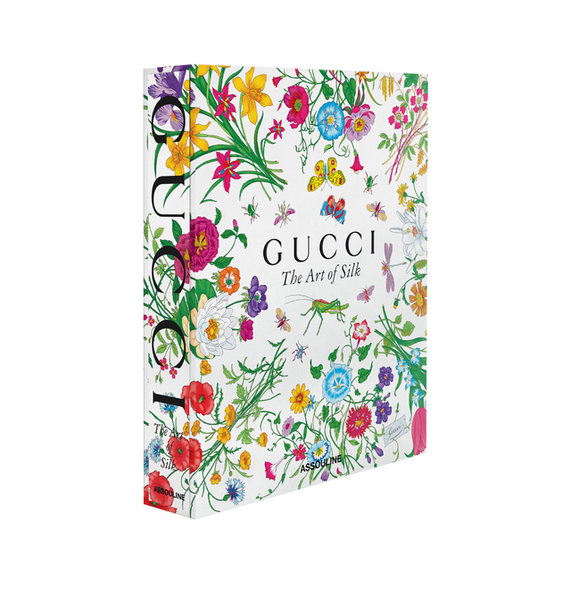 Image 1 of 4 - MULTI - ASSOULINE Gucci: The Art of Silk featuring the story of the Houses extraordinary silk scarves, the first title of its kind to do so. Given exclusive access to the Gucci Archive, located in a fifteenth-century Florentine palazzo, the book charts an unusual history of this iconic accessory, from its inception to its revivals by a succession of Gucci creative directors, namely Tom Ford, Frida Giannini, Alessandro Michele, and Sabato De Sarno. Silk hardcover book in a luxury slipcase. App