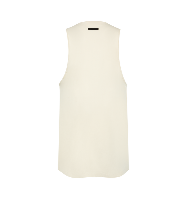 Image 2 of 2 - NEUTRAL - Fear of God Mens Essential Tank is crafted from a soft knit for elevated comfort. Features a sleeveless silhouette, ribbed construction, and a classic crew neckline.