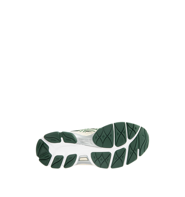 Image 4 of 5 - WHITE - ASICS GEL-NYC Polar Sneaker featuring lace up closure, layered upper construction, rearfoot and forefoot GEL technology, suede and synthetic and fabric upper, fabric lining and rubber sole.