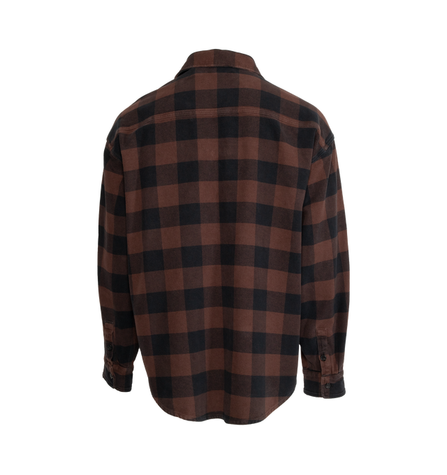 MONOGRAM CHECK OVERSHIRT (MENS)