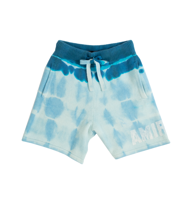 TIE DYE KNIT FOOTBALL SHORTS (MENS)