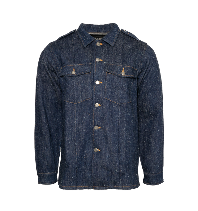 IAN FLECK DENIM PINTUCK JACKET (MENS)