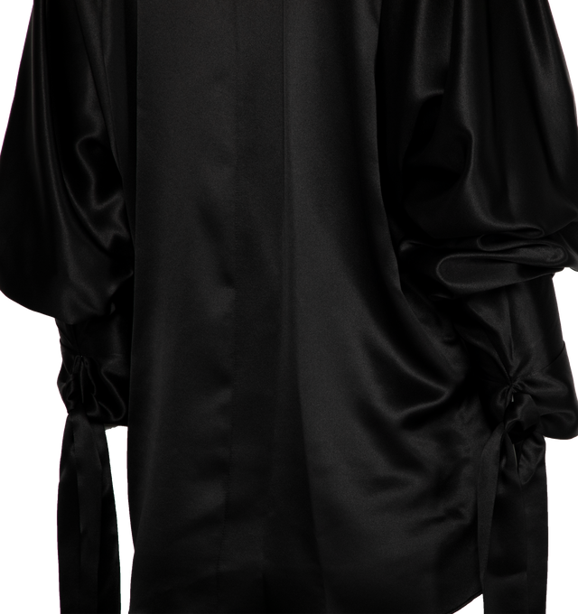 BLOUSE IN SILK SATIN (WOMENS)