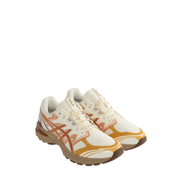 Image 2 of 5 - WHITE - Asics Gel-Terrain Sportstyle Shoes inspired by archived ASICS trail running shoes featuring FLYTEFOAM cushioning and GEL technology to help create a lightweight and energized feel, no-sew film details with a topographical design, and GT-2000 8 tooling.