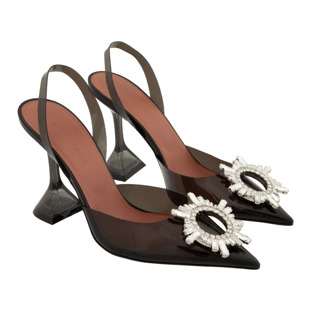 BEGUM GLASS SLING PUMPS