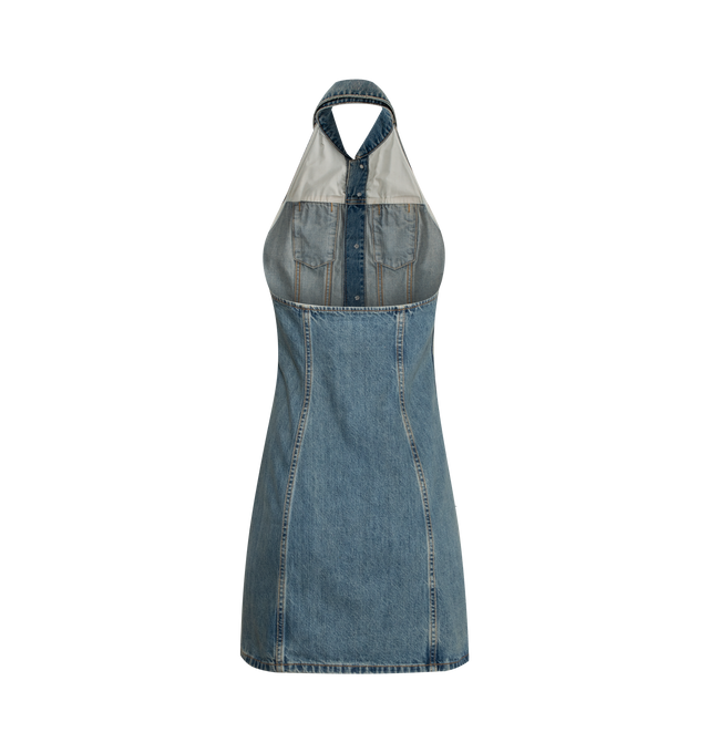 HALTER DENIM DRESS (WOMENS)