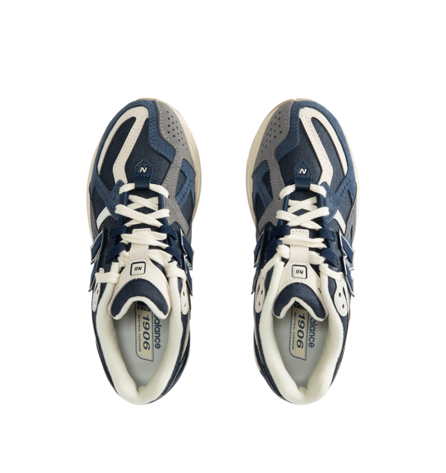 Image 5 of 5 - NAVY - NEW BALANCE 1906 Utility Sneaker featuring a cushioned midsole, breathable mesh upper and supportive construction, stability web outsole technology and lace-up closure.