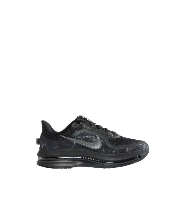 Image 1 of 5 - BLACK - NIKE Pegasus Premium Sneaker featuring breathable circular knit upper, ZoomX foam in the midsole and ReactX foam in the heel, sculpted full-length Air Zoom unit, waffle outsole with high-abrasion rubber and reflective design details throughout.