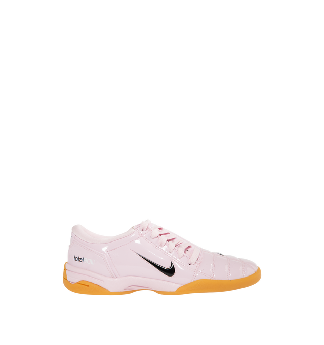 Image 1 of 5 - PINK - NIKE Total 90 Sneaker featuring quilted upper, asymmetrical lacing, flat rubber sole, Total 90 logos on each side, padded collar, foam midsole and rubber outsole.