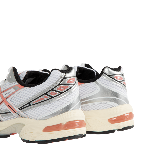 Image 3 of 5 - WHITE - Asics GEL-1130 Sportstyle Retro Sneaker featuring late 2000s runner aesthetic reimagined with overlays and breathable mesh underlays, GEL technology cushioning for excellent shock absorption.