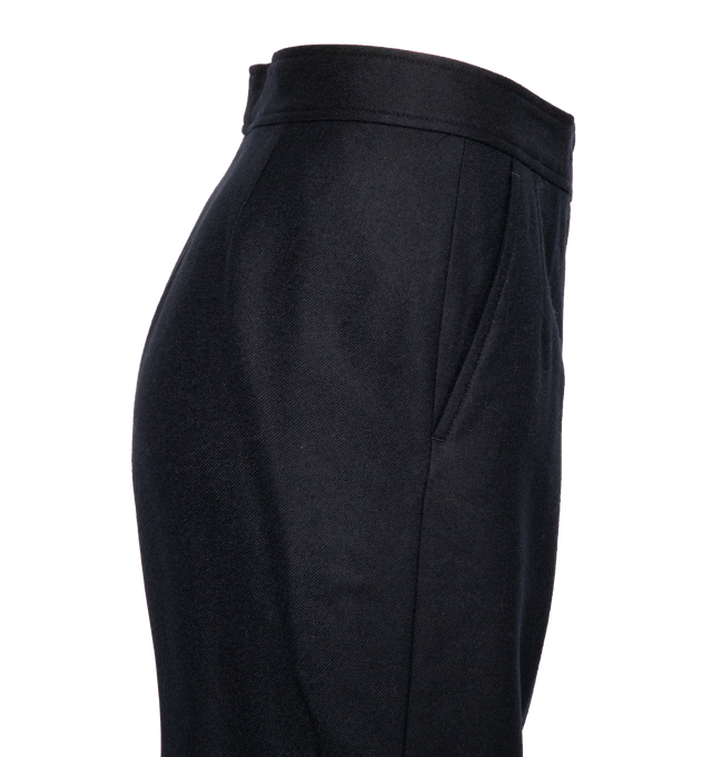 WIDE LEG WOOL PANTS (WOMENS)