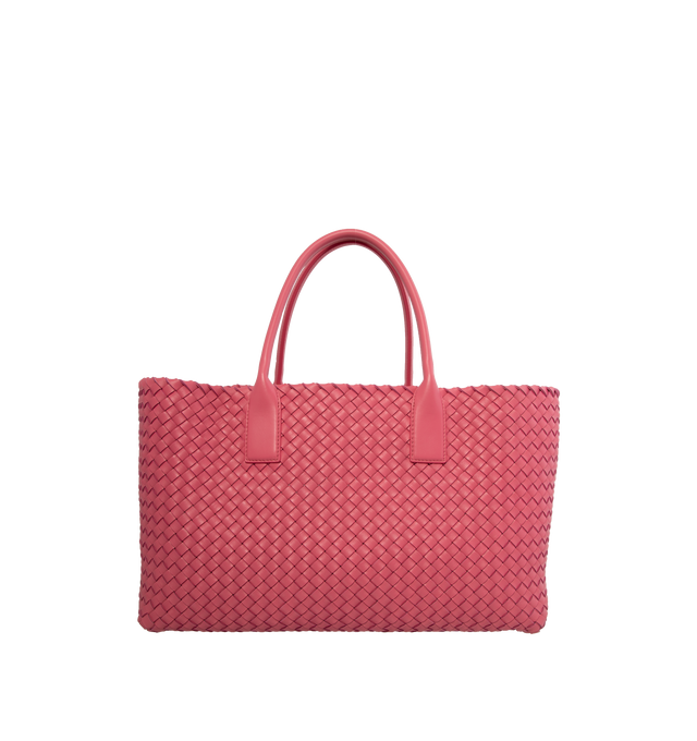 MEDIUM CABAT INTRECCIO LEATHER TOTE (WOMENS)