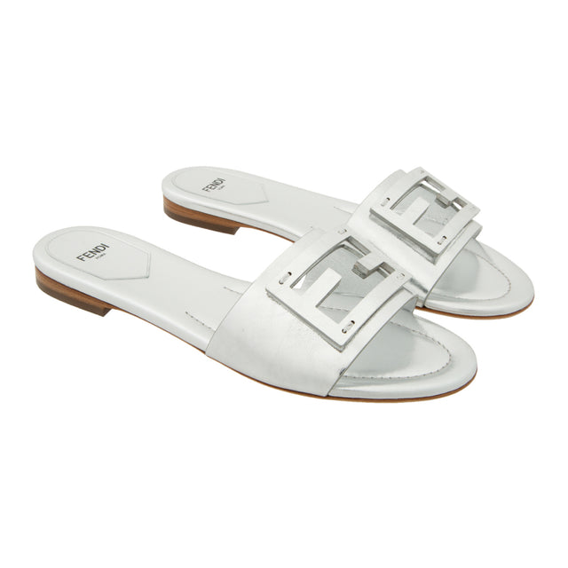 FENDI WIDE BAND SLIDES