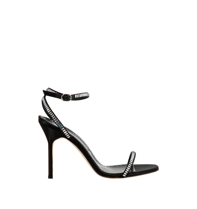 CRINASTRA CRYSTAL ANKLE STRAP SANDALS