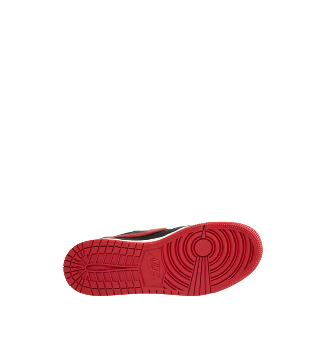 Image 4 of 5 - BLACK - JORDAN Air Jordan 1 Retro Low OG Sneaker featuring Nike Air technology, classic laces, leather upper, foam midsole and rubber outsole. 