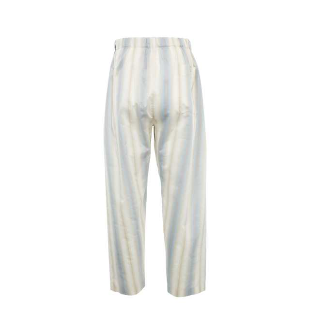 Image 2 of 4 - BLUE - LEMAIRE Relaxed Trousers featuring stripes throughout, elasticized waistband, three-pocket styling and belt loops.  