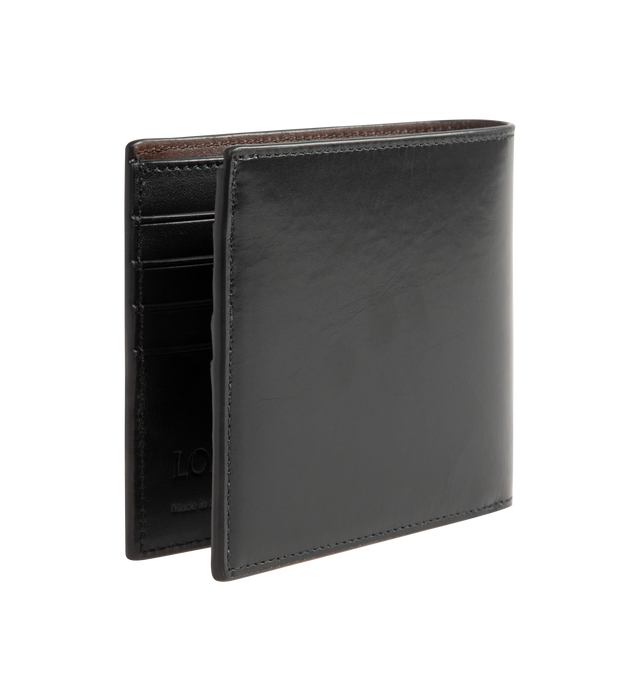 Image 2 of 3 - BLACK - LOEWE Switch Bifold Wallet featuring eight card slots, two large note pockets, two flat pockets, calfskin lining and embossed Anagram. Calfskin. 9.9 cm x 11 cm x 1.8 cm. Made in Spain. 