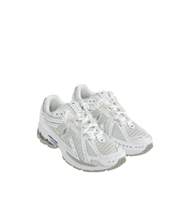 Image 2 of 5 - WHITE - New Balance 1906R Sneakers (Mens) are a lace-up style with N-ergy Shock outsoles, stability webs insoles for arch support, ACTEVA LITE midsoles, and BZORB SBS heel cushioning. Unisex style in men's sizing. 