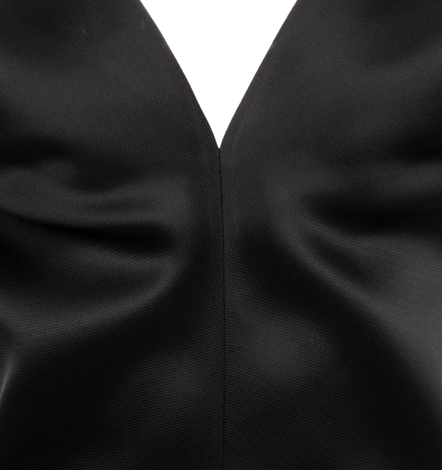 Image 3 of 3 - BLACK - KHAITE Ami Top featuring a fluid, flawlessly executed top that lets the exquisite silk gazar fabric shine. Wear on or off the shoulder. Concealed zipper at back. 100% silk. 