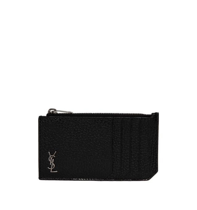 Saint laurent zipped card holder sale