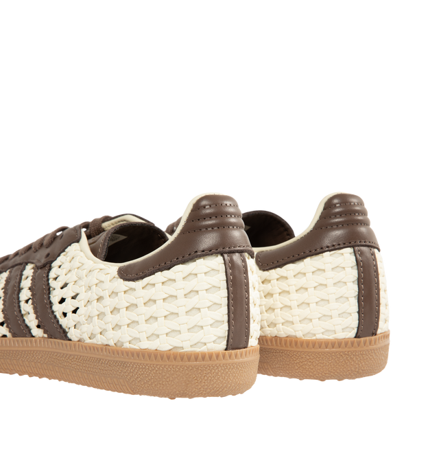 Image 3 of 5 - NEUTRAL - ADIDAS Samba OG Sneaker featuring regular fit, laces, leather and synthetic upper, leather sockliner and rubber outsole. 