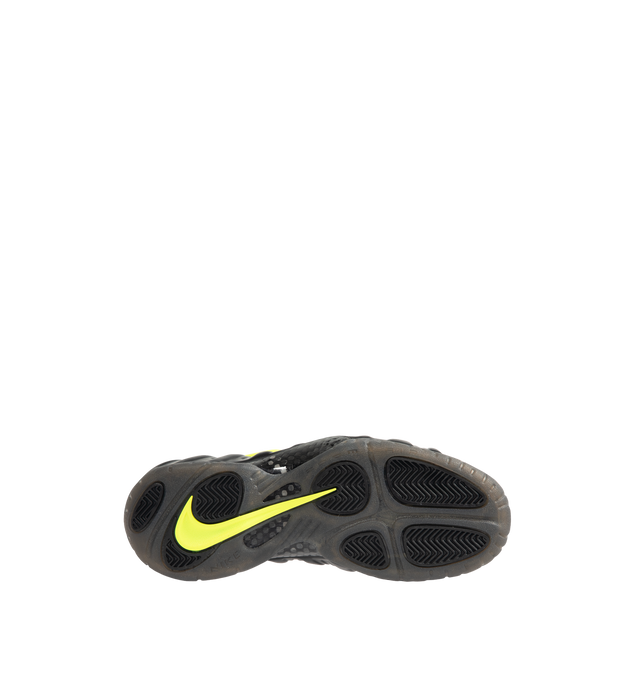 Image 4 of 5 - BLACK - NIKE Air Foamposite Pro Sneaker featuring Foamposite upper that molds to your foot, full-length and heel Zoom Air cushioning, foam midsole and rubber outsole with herringbone tread. 