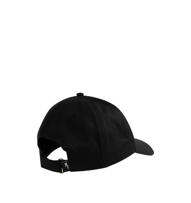 Image 2 of 2 - BLACK - Moncler x FRGMT by Hiroshi Fujiwara collection- Gabardine Baseball Cap feauturing cotton gabardine, cotton canvas lining, adjustable back tab and logo label. 100% cotton. 