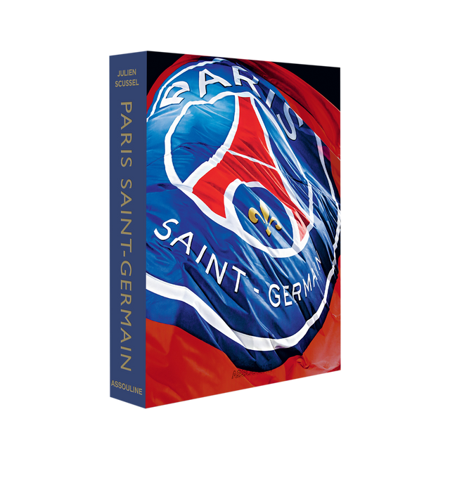 Image 1 of 5 - MULTI - ASSOULINE Paris Saint-Germain featuring exclusive imagery that has never been seen before, this beautifully curated volume is handcrafted and highlights the clubs players, matches and key victories. Finished with tip-on images placed by hand, it comes in a bright clamshell case that makes it a volume to cherish for decades to come. 240 pages, over 150 illustrations. 39.4x47.3x7.2 cm. Made in Italy. 