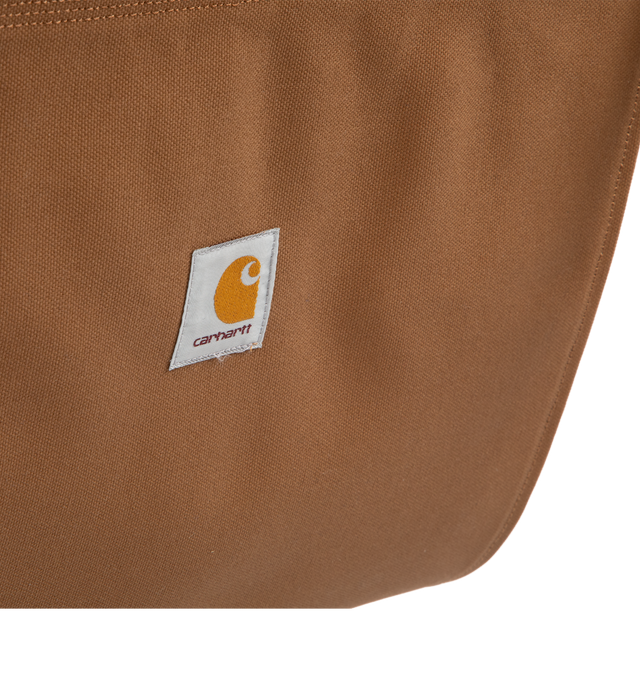 Image 3 of 3 - BROWN - CARHARTT WIP Canvas Magazine Stand featuring a gold-tone iron frame construction, a Dearborn Canvas holder with a waxed finish, triple stitching and a woven Square Label. 9 x 15 x 16.3 inch. 100% cotton (Dearborn Canvas). 