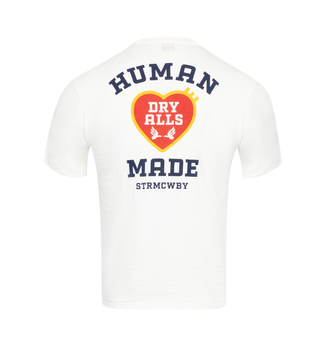 Image 2 of 2 - WHITE - HUMAN MADE Graphic T-Shirt #07 featuring crew neck, short sleeves, logo on front and back. 100% cotton. 