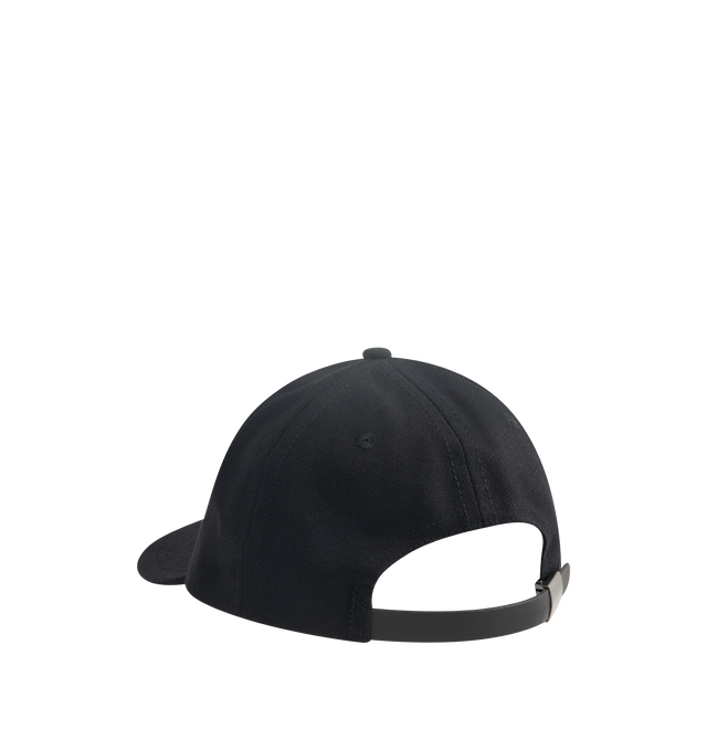 Image 2 of 2 - BLACK - SATOSHI NAKAMOTO OG Cap featuring embroidered logo on front and adjustable back strap. Cotton.  