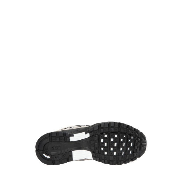 Image 4 of 5 - BLACK - NIKE P-6000 SE Sneaker featuring textile upper with suede leather overlays, lace up closure, foam midsole and rubber outsole. 