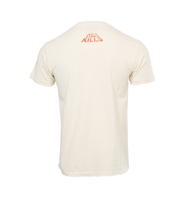 Image 2 of 4 - WHITE - GALLERY DEPT. You Are Late Tee featuring boxy fit, crew neckline, short sleeves, straight hem and screen-printed branding. 100% cotton. 