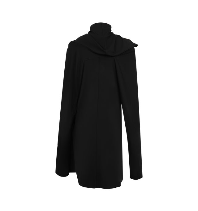 Image 2 of 2 - BLACK - Toteme Women's Draped Blouse is crafted from a lightweight stretch viscose blend and features an elegantly draped silhouette that creates soft movement and fluidity. Designed with clean, minimalist lines, this designer blouse combines effortless sophistication with Toteme's signature refined aesthetic, making it a versatile piece for both everyday and elevated styling. Main Material: 96% Viscose, 4% Elastane. 