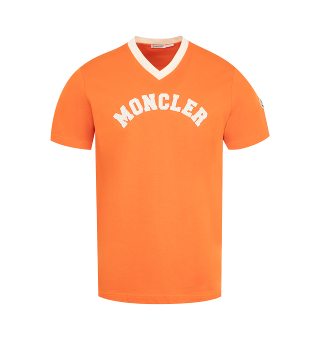 【関税&送料込み】Moncler Embroidered Logo T-Shirt EMBROIDERED LOGO T-SHIRT (MENS) – HIRSHLEIFERS