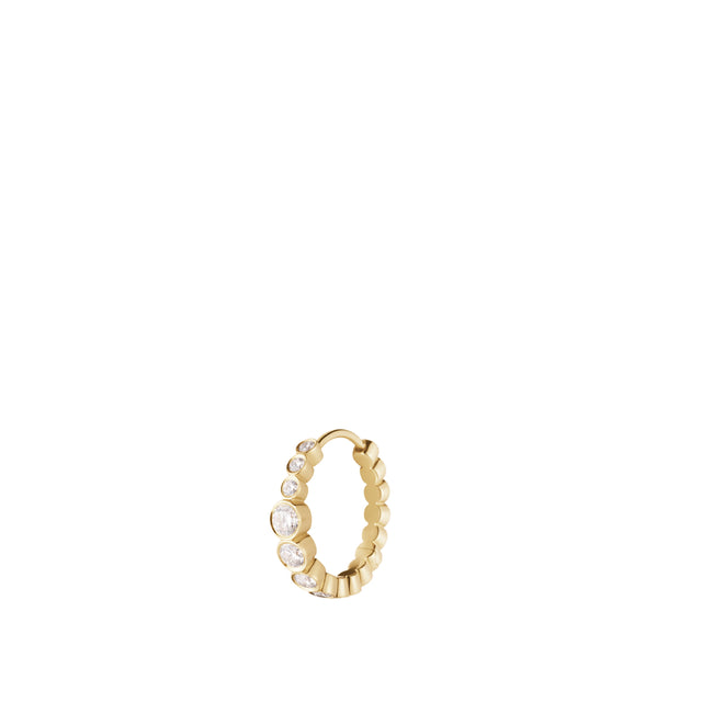 Image 1 of 2 - GOLD - SOPHIE BILLE BRAHE Ensemble Daisy Single Earring 0.58CT featuring 18K recycled yellow gold and TW.VVS diamonds 0.58 ct. 