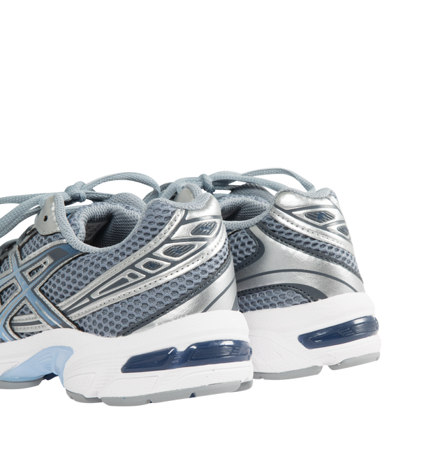 Image 3 of 5 - BLUE - Asics GEL-1130 Sportstyle Retro Sneaker featuring late 2000s runner aesthetic reimagined with overlays and breathable mesh underlays, GEL technology cushioning for excellent shock absorption. 