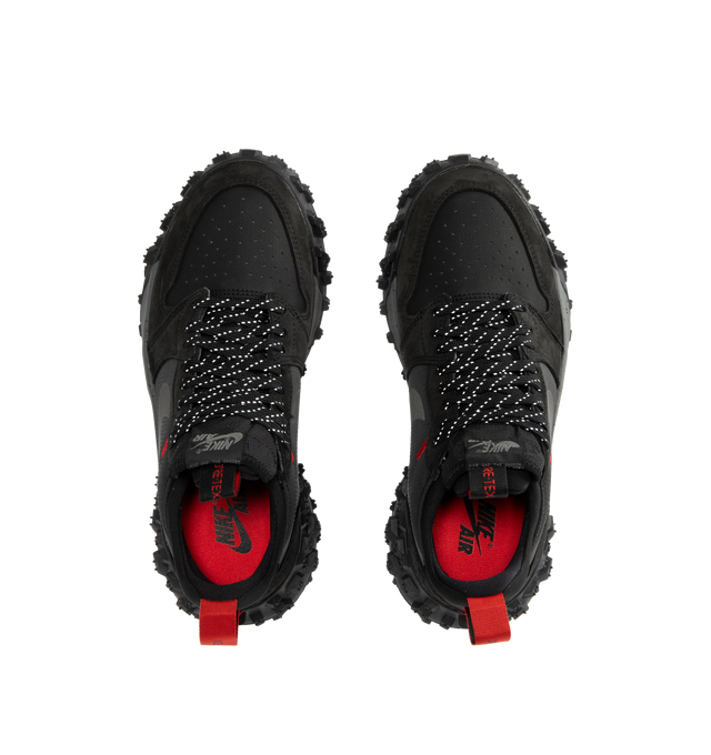 Image 5 of 5 - BLACK - JORDAN Air Jordan 1 Low A/T Sneaker featuring GORE-TEX material, trail-ready outsole, leather and textiles, braided laces, foam midsole and rubber outsole. 