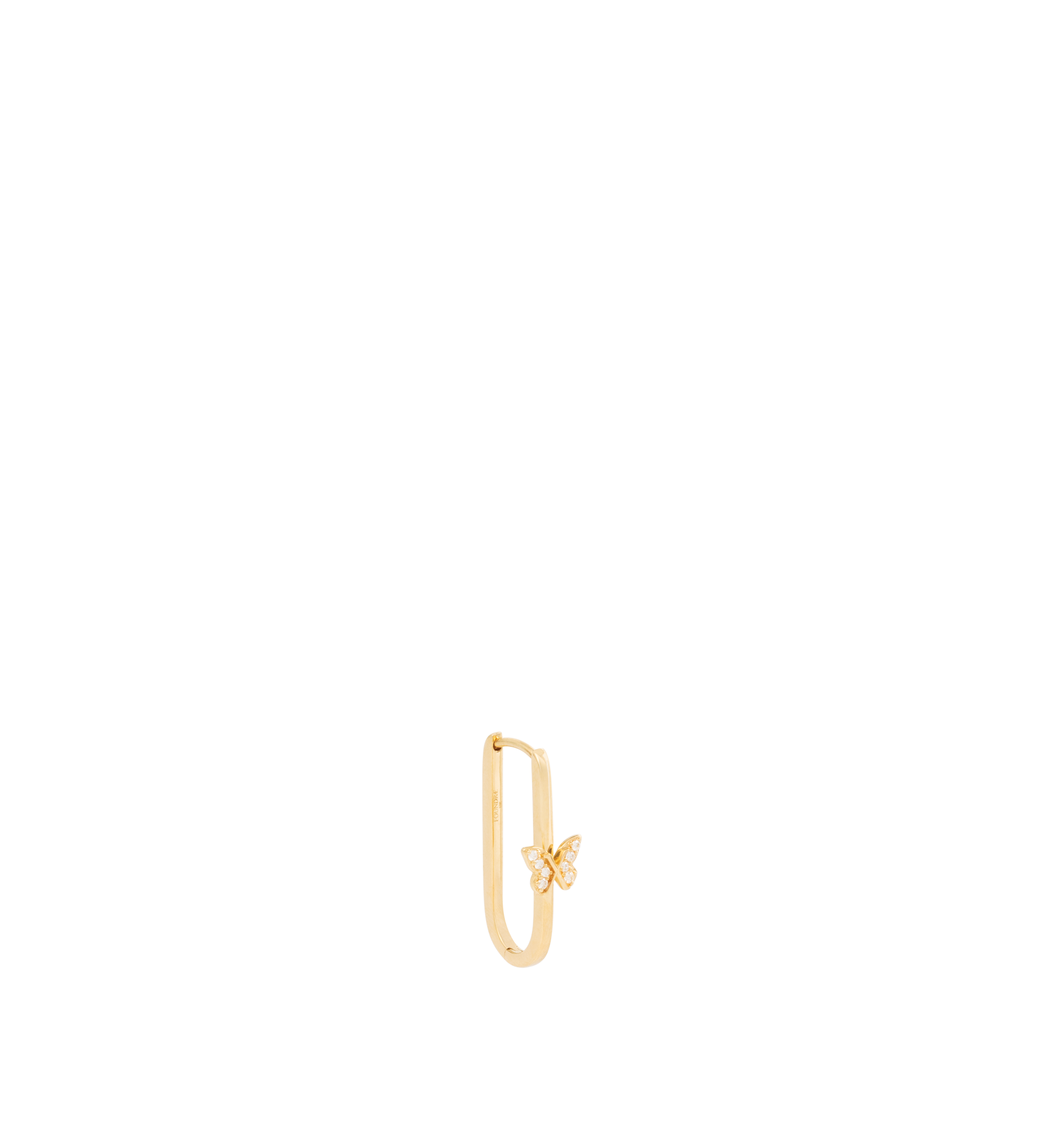 FOUNDRAE Butterfly Pave Single Earring