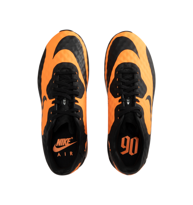 Image 5 of 5 - ORANGE - NIKE Air Max 90 "Hypervenom" Sneaker featuring Mad 90 Pack with four Air Max 90 designs inspired by classic Nike soccer cleats,  "Hypervenom" capsule, foam midsole and rubber outsole. 