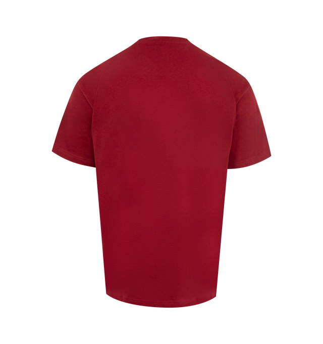 Image 2 of 2 - RED - CARHARTT WIP Goo T-Shirt featuring midweight organic cotton jersey, loose fit, graphic prints appear on the chest, crew neck and short sleeves. 100% cotton. 