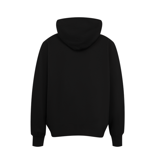 Image 2 of 2 - BLACK - Pleasures Mens Pullover Hoodie is crafted from heavyweight fleece. Features mixed embroidered and printed artwork, ribbed cuffs and hem, and a relaxed fit. Main Material: 73% Cotton, 27% Polyester. Made In China. 