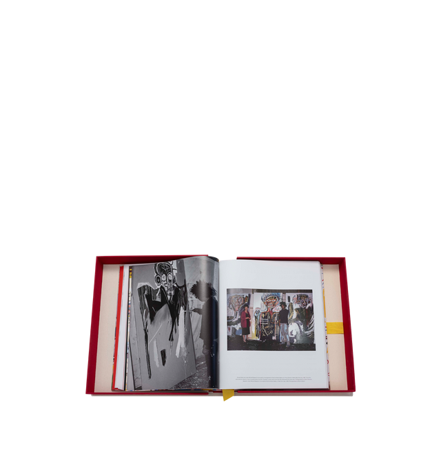 Image 6 of 7 - NEUTRAL - Assouline Basquiat: The World of Jean-Michel is a luxury coffee table book that explores the life, work, and enduring legacy of Jean-Michel Basquiat through rare archival photography, iconic artworks, and insightful commentary from leading contributors. Presented in a handcrafted luxury canvas clamshell case, this Ultimate Collection volume celebrates one of contemporary art's most influential figures, making it an exceptional addition to any art or design library. Hardcover in a Lu 