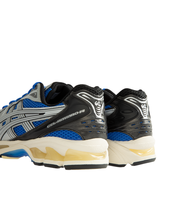 Image 3 of 5 - BLUE - Asics GEL-Kayano 14 Sneakers are lace-up style with rip-stop underlays, GEL cushioning, and TRUSSTIC support system. Unisex style in men's sizing. Imported from Indonesia. 