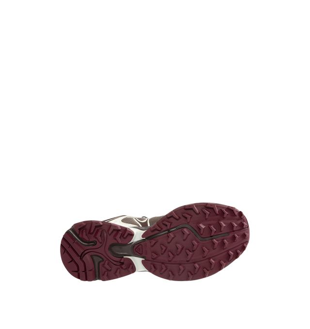 Image 4 of 5 - BROWN - SALOMON XT-WHISPER Sneaker featuring quickLACE closure, textile lining, rubber sole, agileCHASSIS, EnergyCell midsole and OrthoLite diecut sockliner. 
